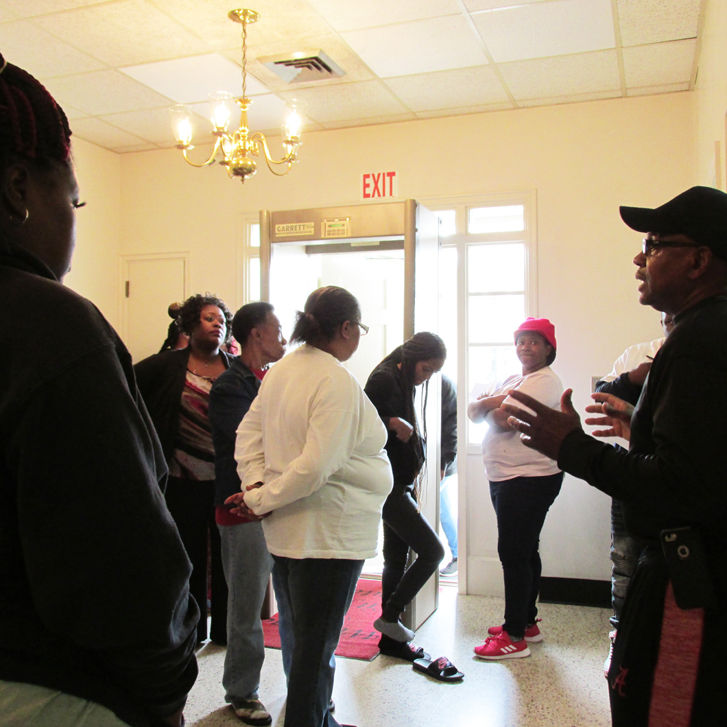 Branch Heights residents protest water shutoffs Eutaw City Council