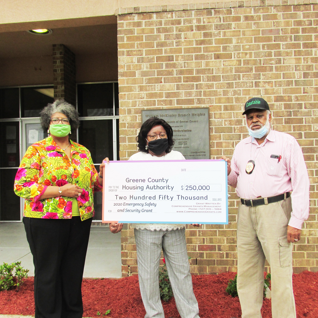 The Housing Authority of Greene County receives 250,000 HUD grant for