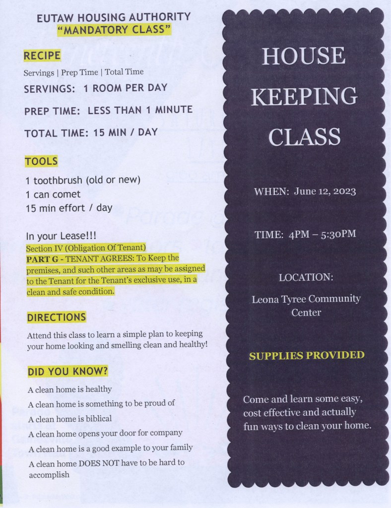 Housing Authority Greene County Democrat