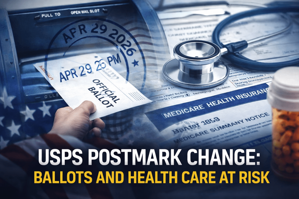 Newswire : New Postal Service rule could quietly void ballots and delay healthcare