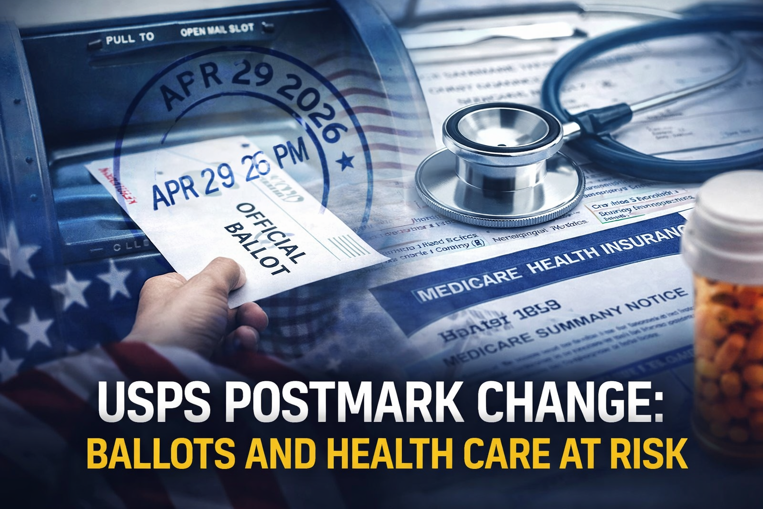 Newswire : New Postal Service rule could quietly void ballots and delay healthcare