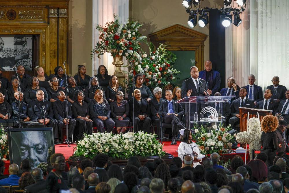 Newswire : After a president-filled celebration, Rev. Jesse Jackson’s family gathers for an intimate homegoing