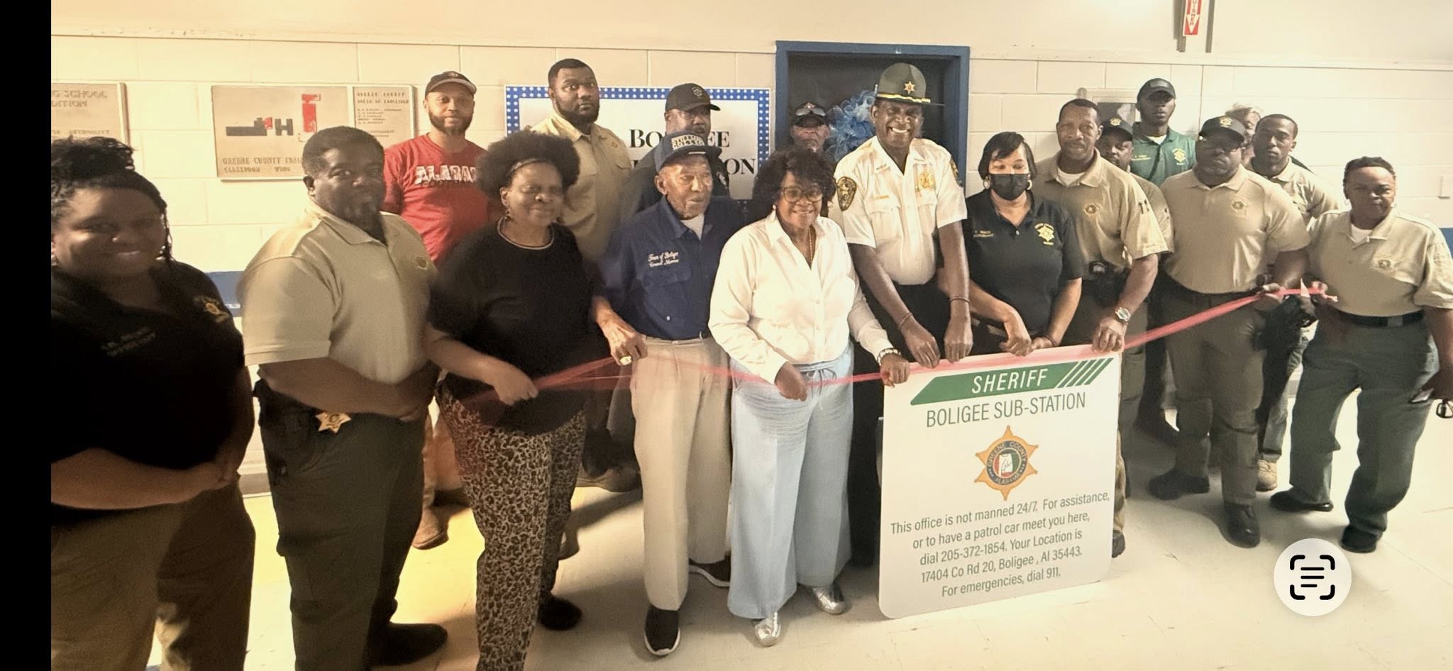 Town of Boligee dedicates New Substation to Greene County Sheriff Department